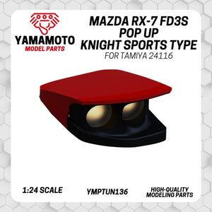 Yamamoto YMPTUN136 Pop Up Knight Sports Type for Mazda RX-7 FD3S Tamiya 1/24