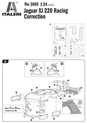 Italeri 3669 Jaguar XJ 220 Racing 1/24 – Bild 5