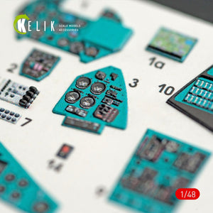 KELIK K48023 MI-24V AUTOCOLLANTS 3D INTÉRIEURS POUR KIT ZVEZDA 1/48 – image 3