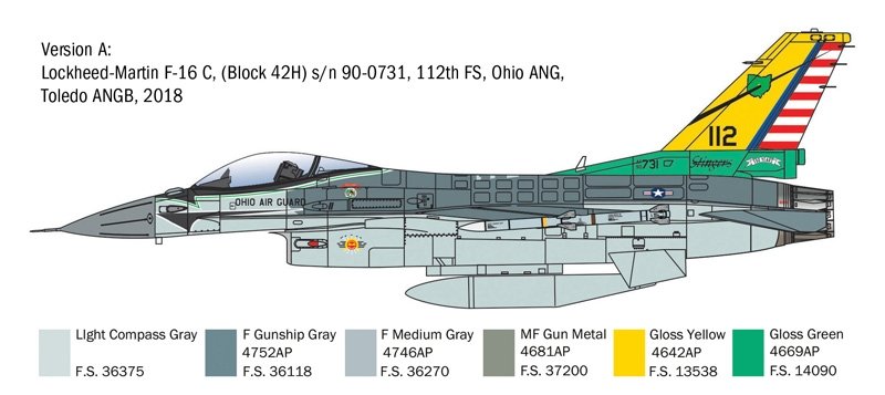 Italeri 2825 F-16C Fighting Falcon 1/48 – Bild 4