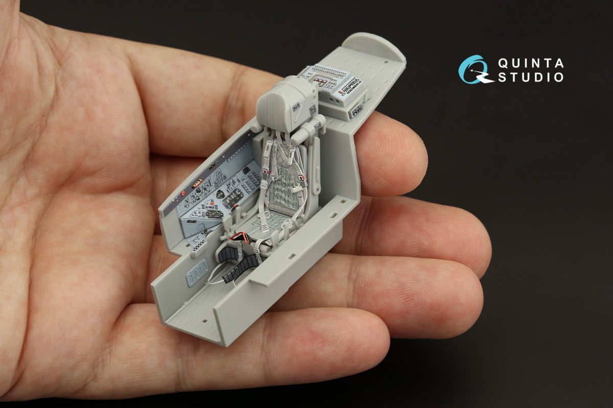 Quinta Studio QD32142 MiG-29 9-13 Fulcrum C 3D-Printed &amp;amp; coloured Interior on decal paper (Trumpeter) 1/32 – Bild 5