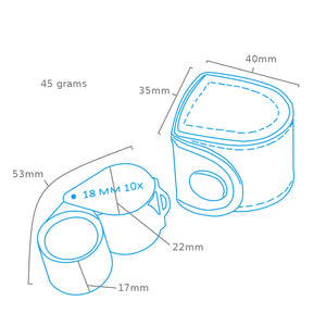 Loupe de bijoutier à double lentille Modelcraft POP1490-B – image 2