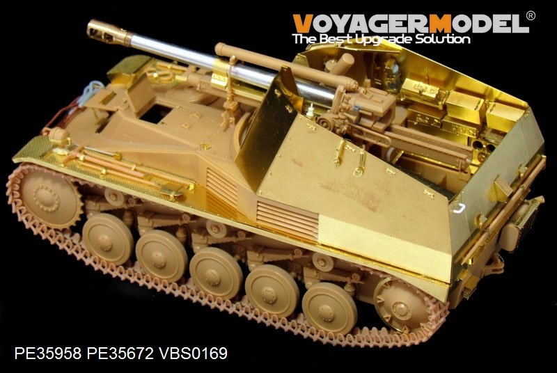 Maquette Voyager PE35958 Obusier automoteur allemand Wespe Basic de la Seconde Guerre mondiale pour TAMIYA 35200/35358 au 1/35 – image 4