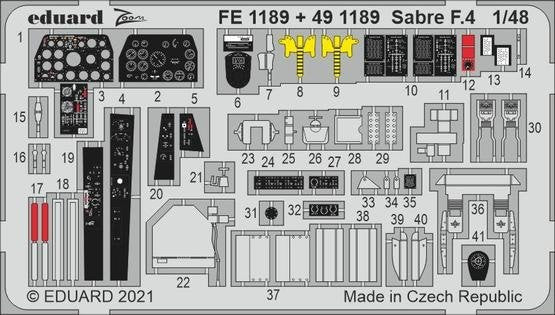 Eduard BIG49295 Sabre F.4 AIRFIX 1/48 – Bild 3