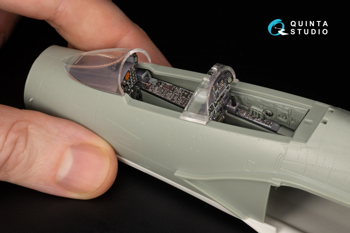 Quinta Studio QDS+48486 F-4N Phantom II Intérieur imprimé en 3D et coloré sur papier décalcomanie (Academy) (Petite version) (avec pièces en résine imprimées en 3D) 1/48  – image 14