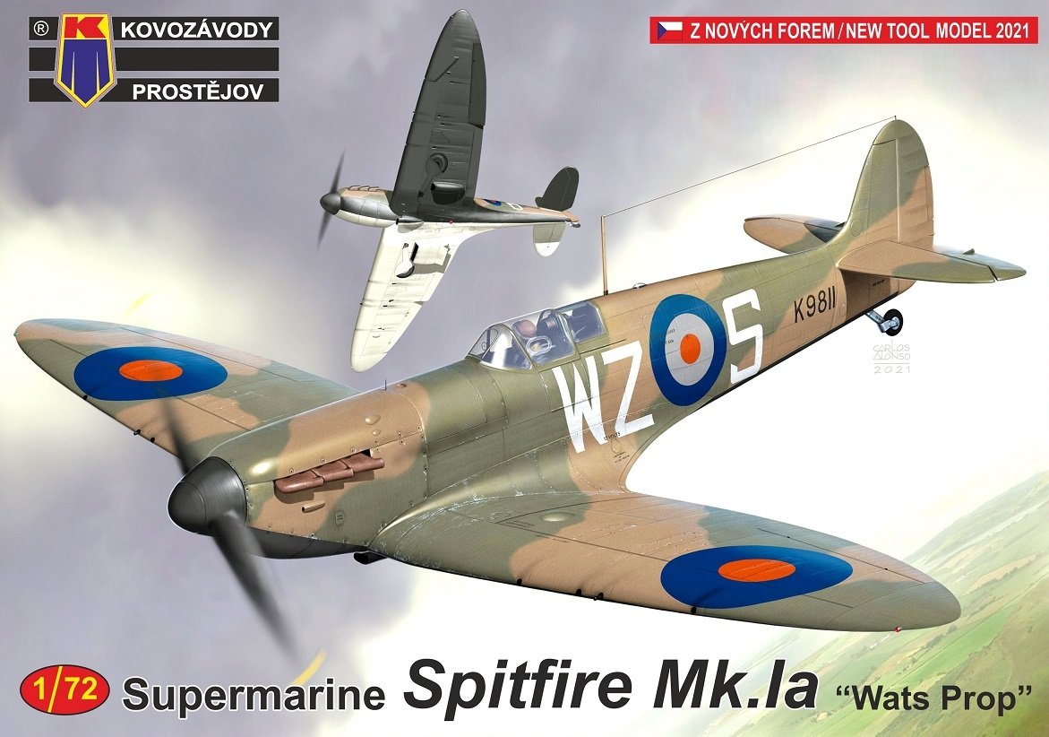 Kovozavody Prostejov KPM0260 Spitfire Mk.Ia « Wats Prop » 1/72