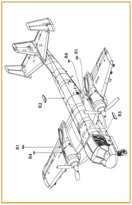 Clear Prop! CPA72048 OV-1 A/B/C/D Mohawk air intakes for CP kit 1/72 – imagen 3