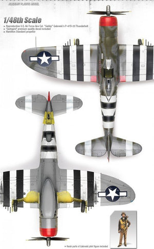 Academy 12222 P-47D Thunderbolt (GABRESKI)1/48 – Bild 4