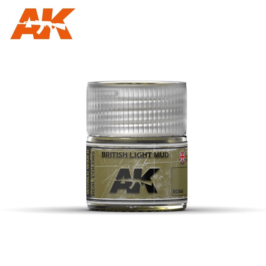 AK Interactive RC044 BRITISH LIGHT MUD 10ml 