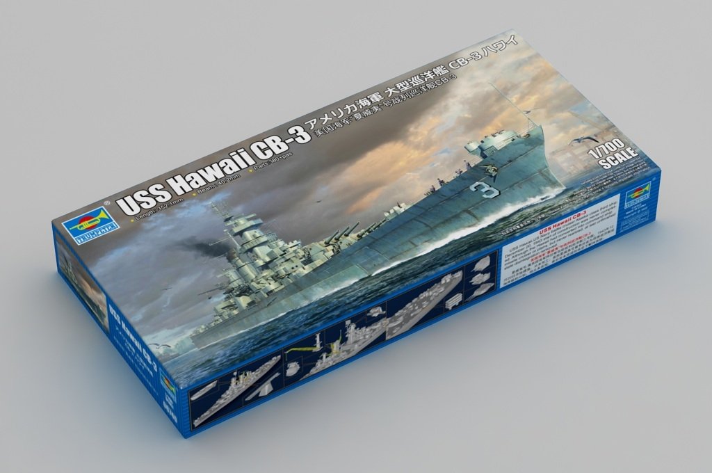 Trumpeter 06740 USS Hawaii CB-3 1/700 – image 2