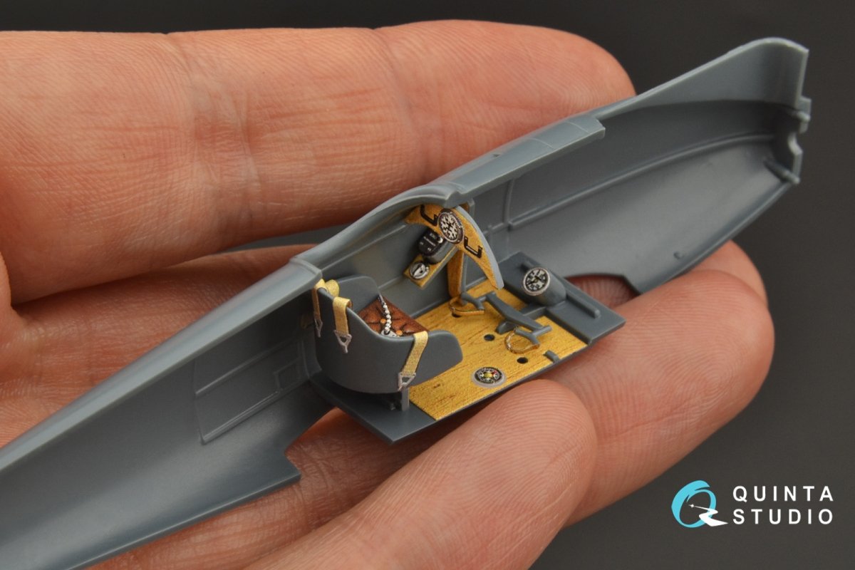 Quinta Studio QD48235 Pfalz D.IIIa 3D-Printed &amp;amp; coloured Interior on decal paper (Eduard) 1/48 – immagine 11