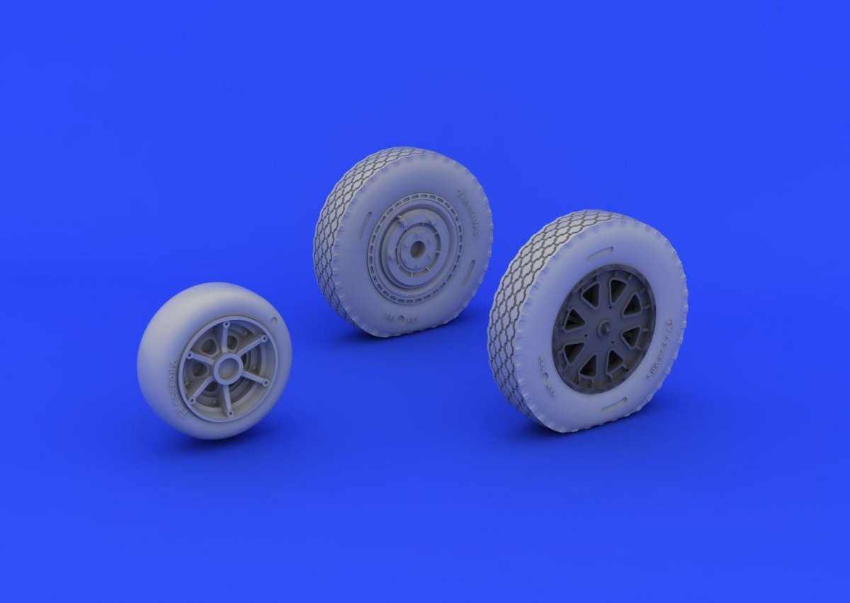 Eduard 648203 P-39 wheels late 1/48 (EDUARD) – imagen 2