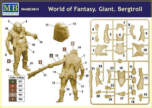Master Box 24014 World of Fantasy Giant Bergtroll 1/24 – immagine 6