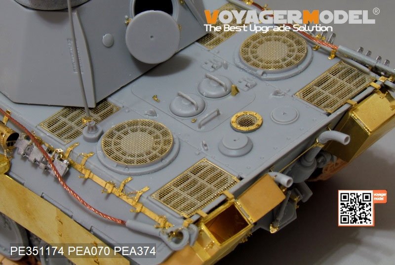 Maquette Voyager PE351174 Panther A allemand de la Seconde Guerre mondiale, version de base (pour MENG TS-046), échelle 1/35 – image 9
