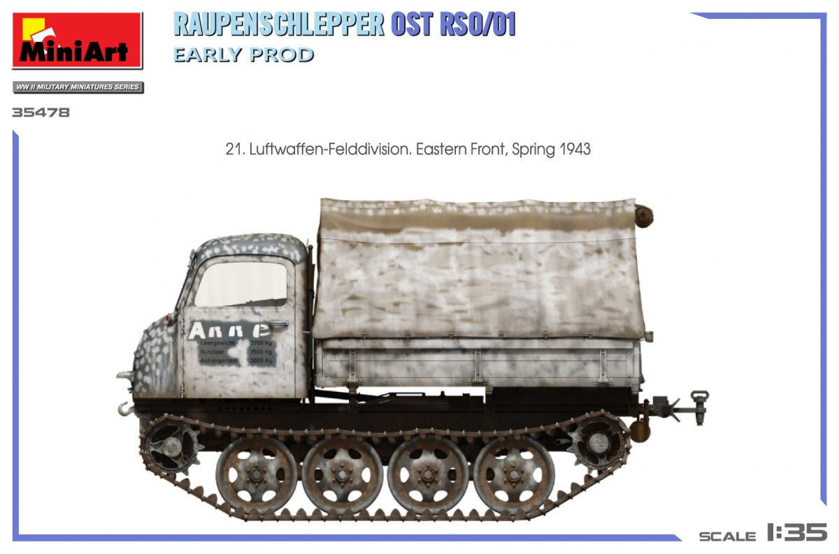 Miniart 35478 RAUPENSCHLEPPER OST RSO/01. EARLY PROD 1/35 – Bild 10