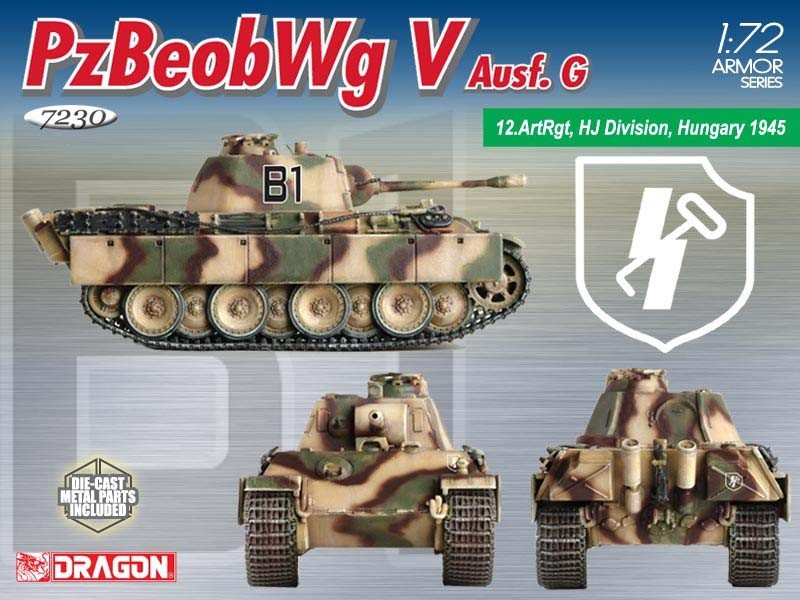 Dragon 7230 PzBeobWg.V Ausf.G 1/72 – Bild 2