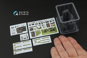 Quinta Studio QD+32250 A-26C Invader 3D-Printed &amp;amp; coloured Interior on decal paper (Hobby Boss) (with 3D-printed resin parts) 1/32 – immagine 2