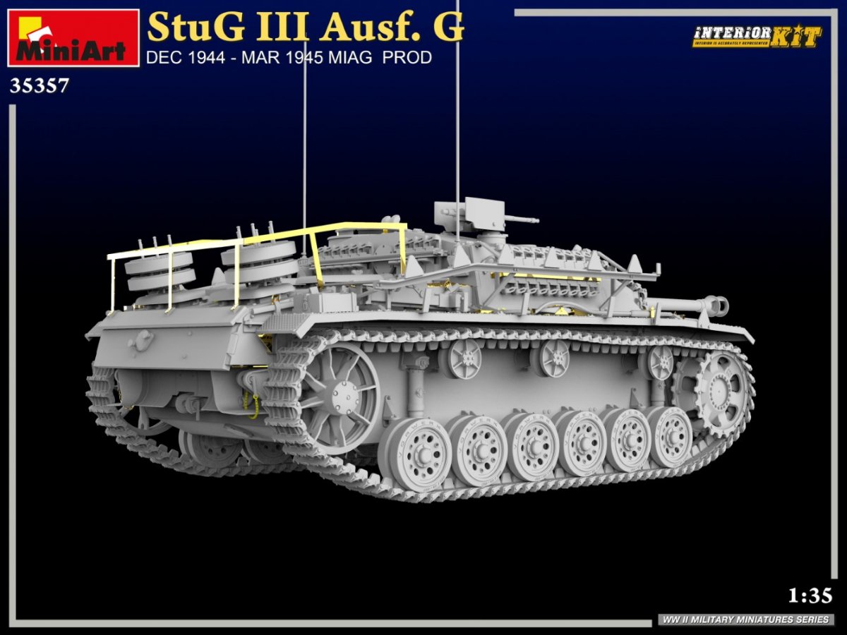 MiniArt 35357 StuG III Ausf. G DEC 1944 – MAR 1945 MIAG PROD. INTERIOR KIT 1/35 – Bild 10