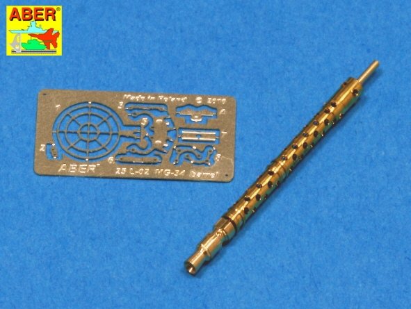 Aber 25L-02 Canon tourné pour mitrailleuse allemande MG34 (1/25)