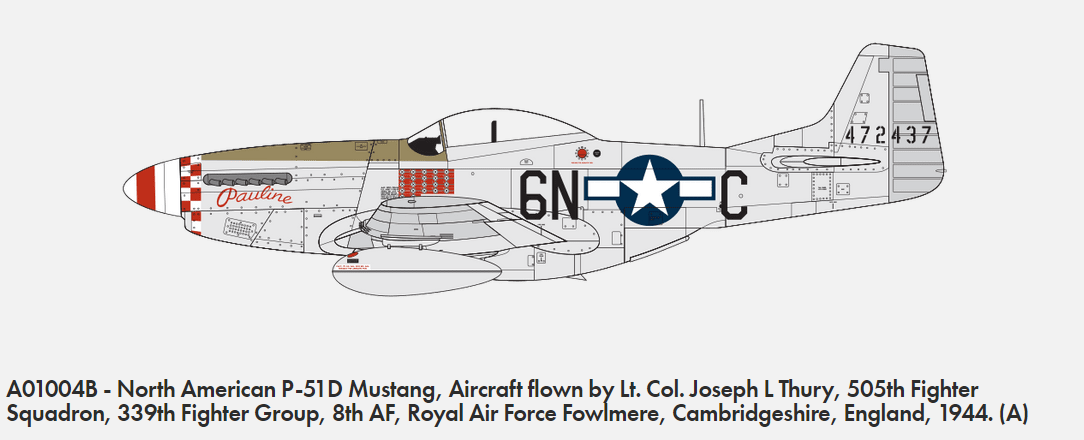 Airfix 01004B North American P-51D Mustang 1/72 – immagine 2