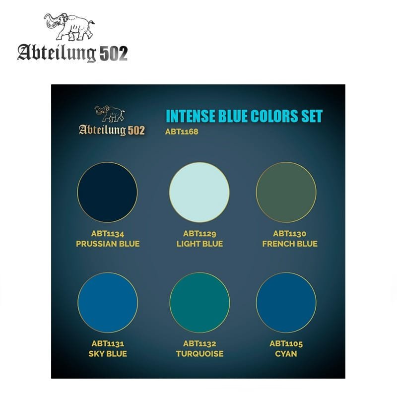 502 Abteilung ABT1168 INTENSE BLUE COLORS SET – immagine 2