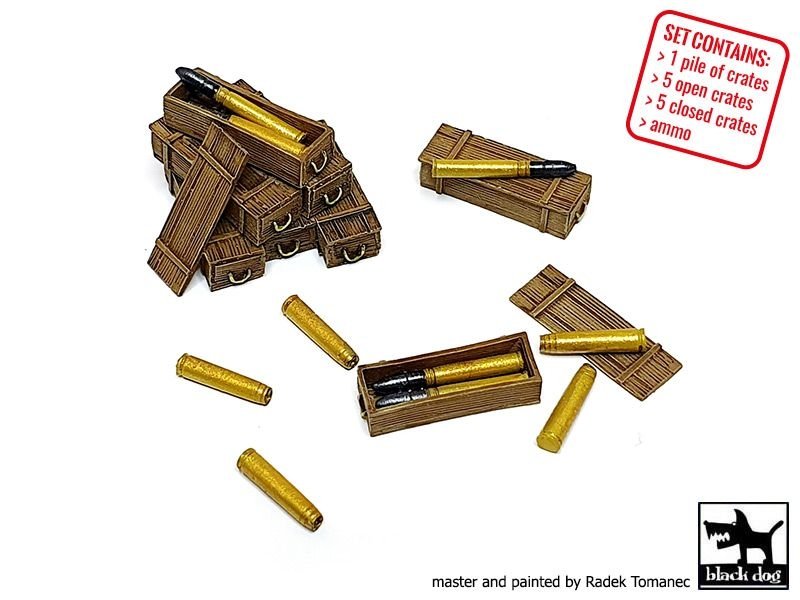 Black Dog T72117 Panther ammo crate 1/72 – Bild 3