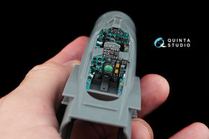 Intérieur imprimé en 3D et coloré sur papier décalcomanie Quinta Studio QD48027 MiG-31B (pour kit AMK) 1/48 – image 8