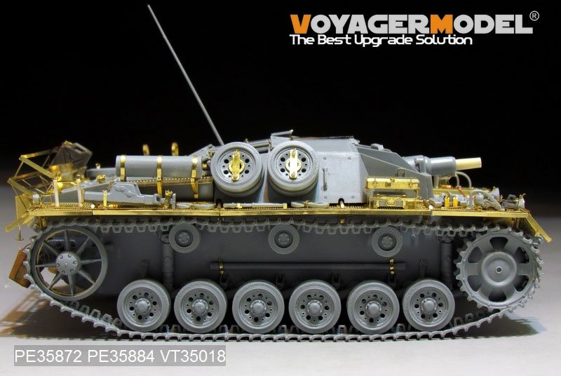 Voyager Model PE35872 WWII German StuG.III Ausf.C/D Africa troop Basic for DRAGON 1/35 – Bild 3