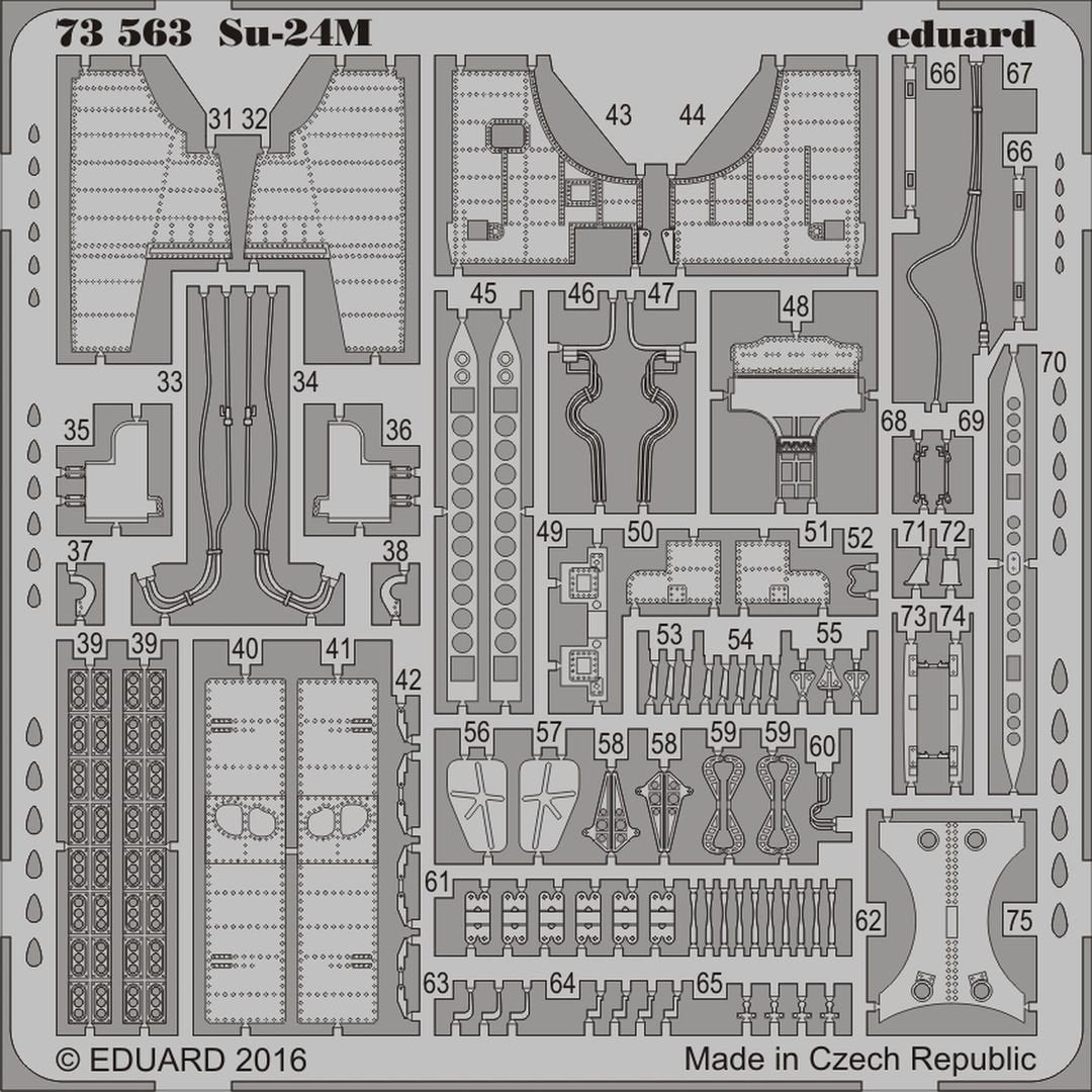 Eduard 73563 Su-24M TRUMPETER 1/72 – image 2