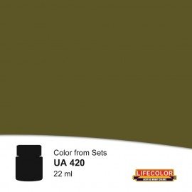 Lifecolor UA420 Uniformes de l'armée américaine HBT Teinte foncée 22 ml