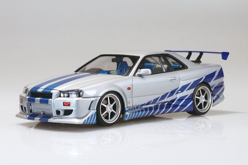 Aoshima 06795 Fast &amp; Furious R34 Skyline GT-R 1/24