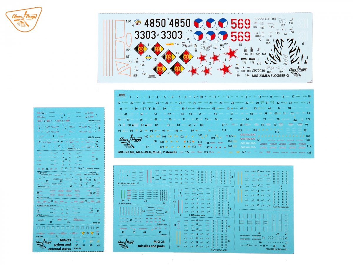 Clear Prop! CP72030 MiG-23MLA Flogger-G EXPERT KIT 1/72 – Bild 46