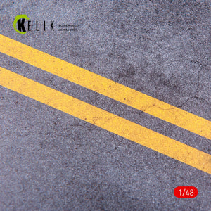 KELIK KS48008 ASPHALT ROAD FOR DRONES OR ANY - ACRYLIC 3 MM (240 X 240 MM) 1/48 – Bild 4