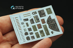 Quinta Studio QD35127 Nakajima B5N2 Kate 3D-Printed coloured Interior on decal paper (Border Model) 1/35 – Bild 3