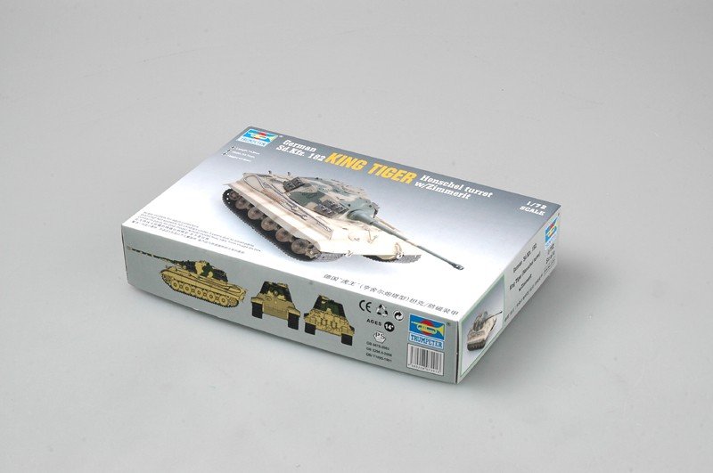Trumpeter 07291 King Tiger Henschel Turret w/Zimmerit 1/72 – imagen 2