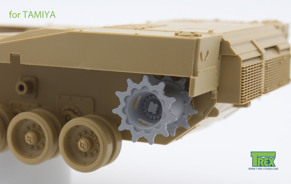T-Rex Studio TR35003-4 M1 Abrams Sprocket Set A (Active Version)for TAMIYA 1/35 – immagine 2