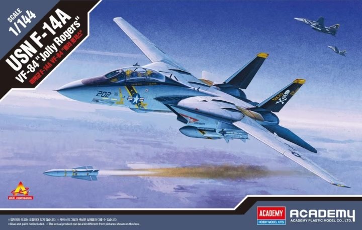 Academy 12626 USN F-14A VF-84 &amp;quot;Jolly Rogers&amp;quot; 1/144