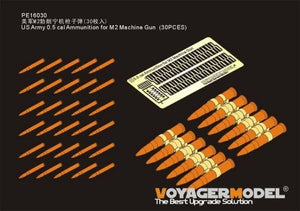 Munitions Voyager modèle PE16030 de l&amp;#39;armée américaine, calibre 0,5 pouce, pour mitrailleuse M2, 30 pièces, échelle 1/16