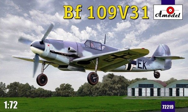 Maquette A-Model 72219 Messerschmitt Bf-109V-31 Chasseur expérimental 1/72