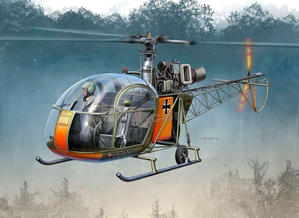 Revell 03804 Alouette II 1/32 – imagen 4