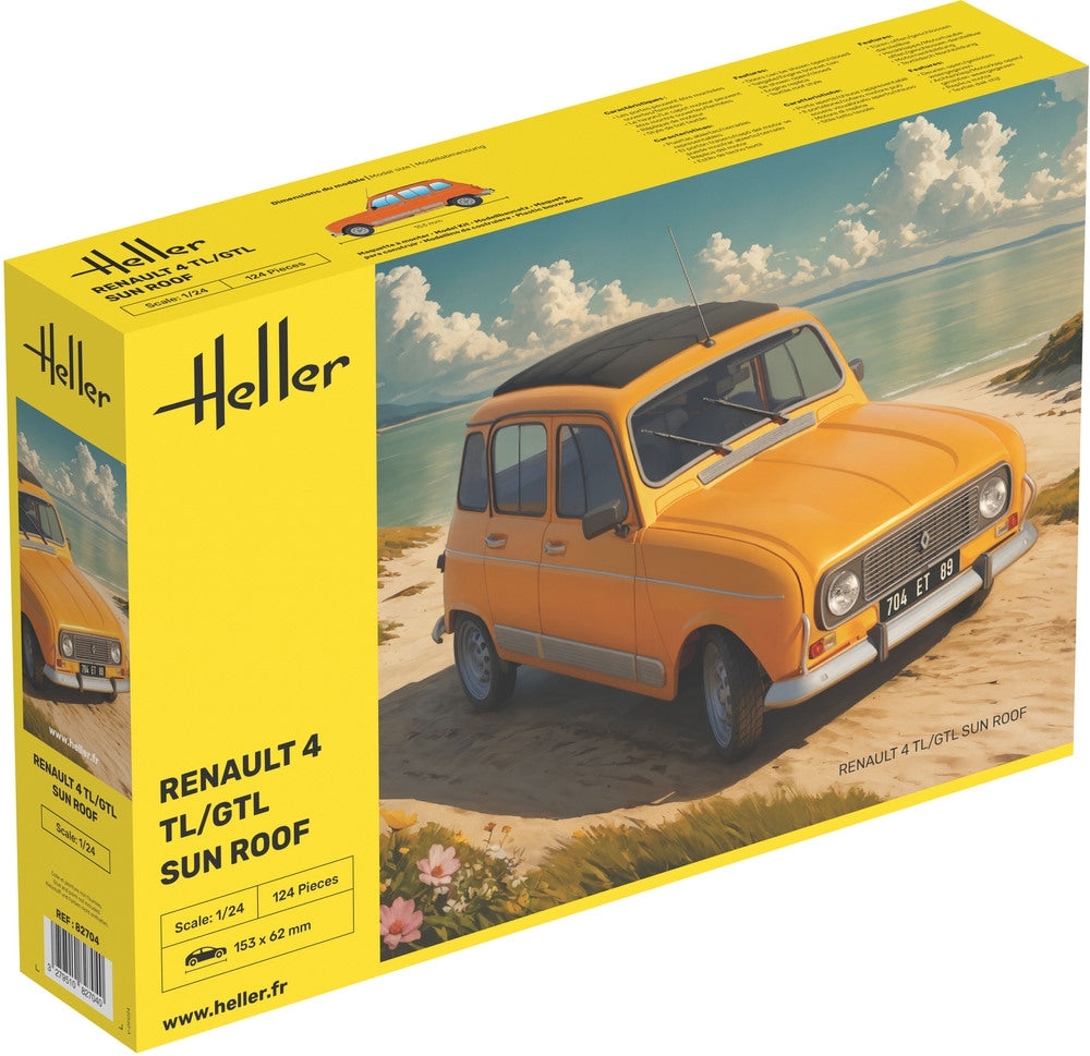 Heller 82704 Renault 4 TL/GTL Sun Roof 1/24 – immagine 3
