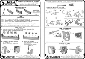 Master SM-350-111 Niemieckie działo 8,8cm/35 (3.46in) SK L/35 1/350 – immagine 20