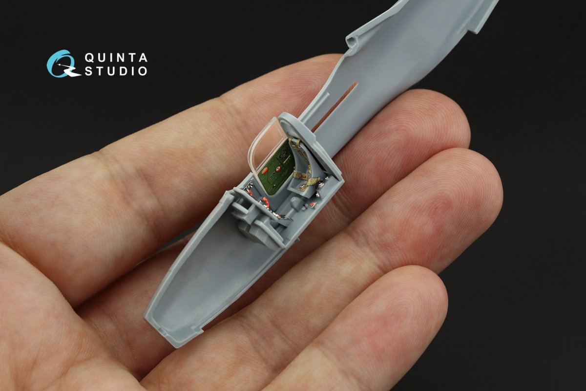 Quinta Studio QD72048 P-39N 3D-Printed &amp;amp; coloured Interior on decal paper (RS Models) 1/72 – zdjęcie 3