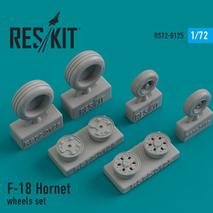 RESKIT RS72-0125 F/A-18 &amp;quot;HORNET&amp;quot; WHEELS SET 1/72