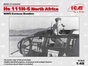 ICM 48265 He 111H-6 Afrique du Nord, bombardier allemand de la Seconde Guerre mondiale, échelle 1/48 – image 2
