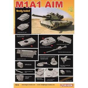 Dragon 7614 M1A1 Abrams AIM 1/72 – image 2