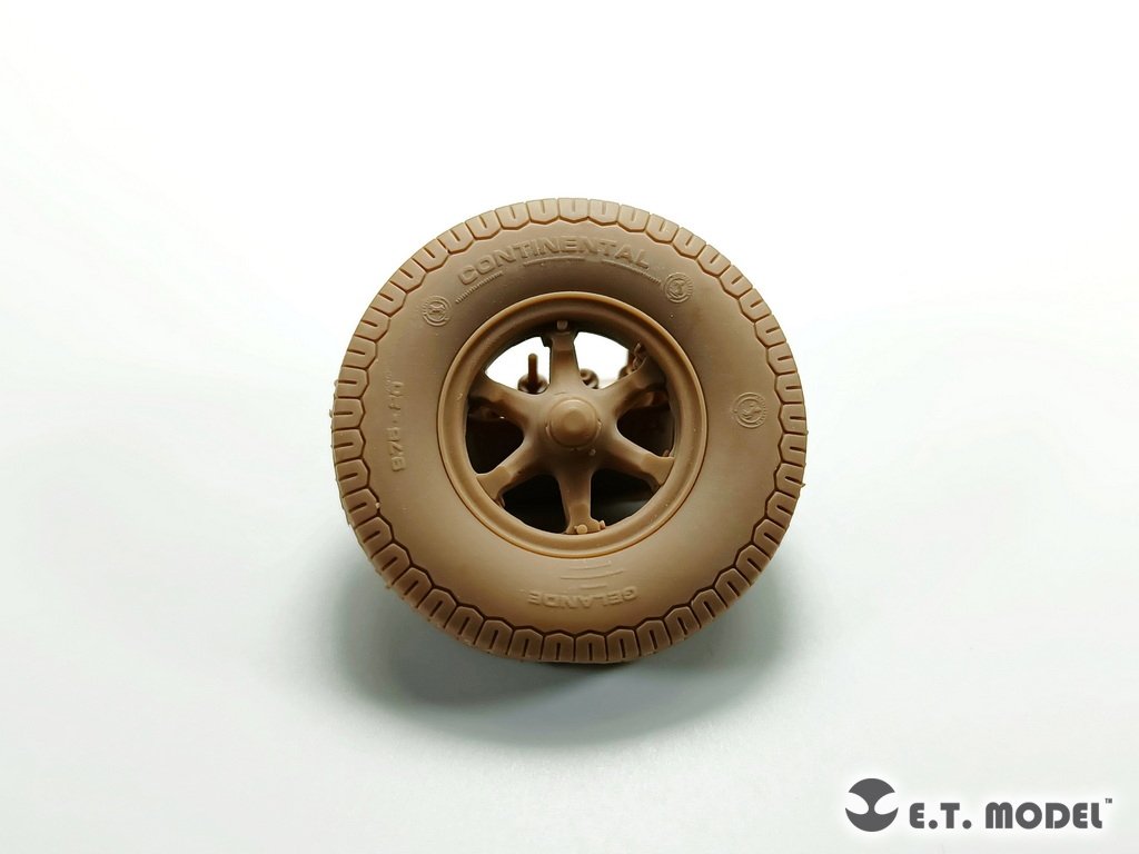 ET Model P35-133 WWII German Sd.Kfz.7(8t) Sagged Front Wheels &amp;amp; Spare Wheel Type.2 for Dragon / Trumpeter kit 1/35 – image 4