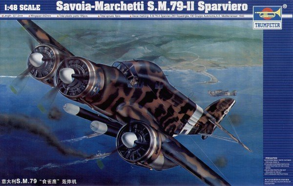 Trumpeter 02817 Savoia-Marchetti S.M.79-II Sparviero 1/48