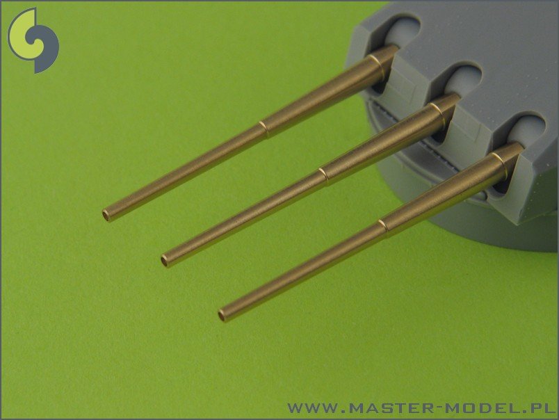 Master SM-350-057 Scharnhorst armament without blastbags - 28cm (9pcs), 15cm (12pcs), 10,5cm (14pcs) barrels – imagen 6