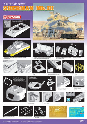 Dragon 6313 Sherman Mk. III 1/35 – zdjęcie 2